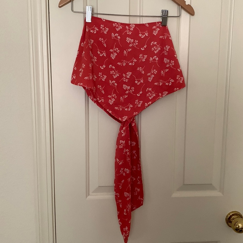 Abercrombie & Fitch Scarf Top